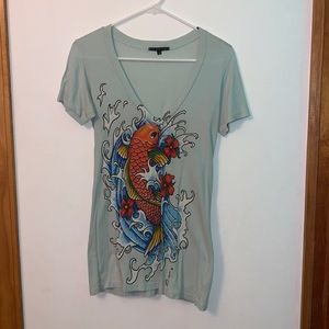 Koi Tattoo Design T-shirt